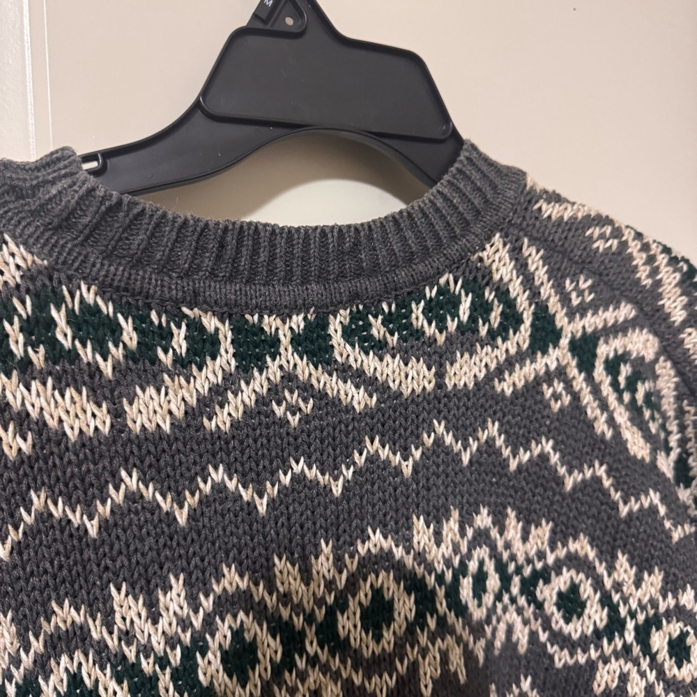 Y2K Abercrombie & Fitch vintage “the big sweater”Crewneck Sweater L / Hong Kong - Picture 7 of 10